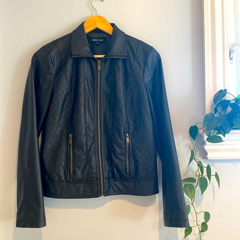 New Look Black Faux Leather Jacket